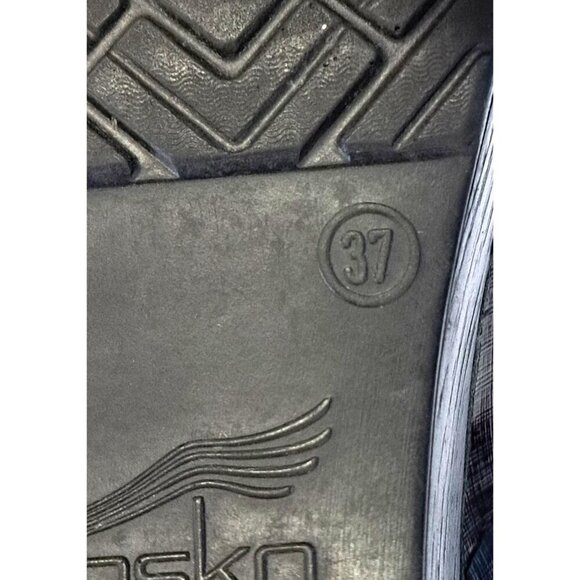 Dansko XP Women's EU 37 US 6.5/7 Metallic Stripe Round Toe Clogs FLAWS - Picture 11 of 13